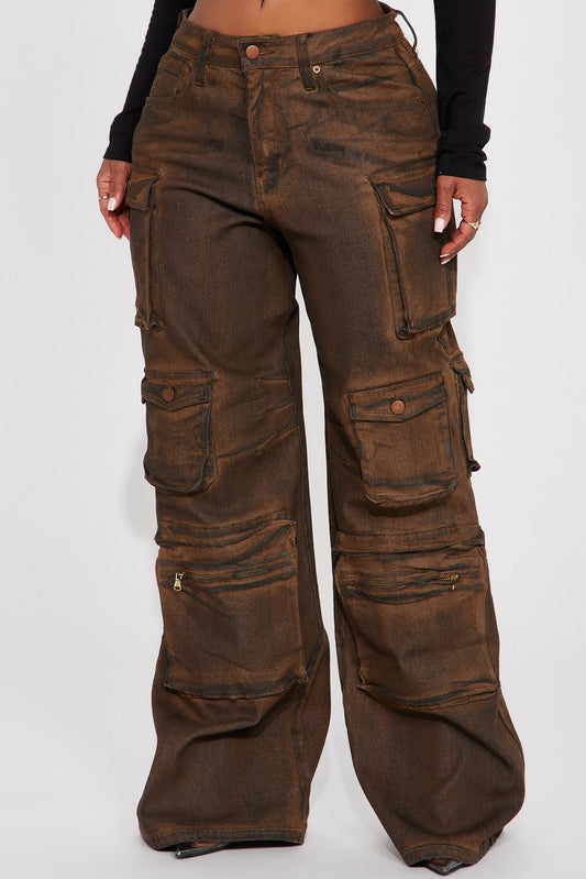 Tee's Go-to Cargos - Brown