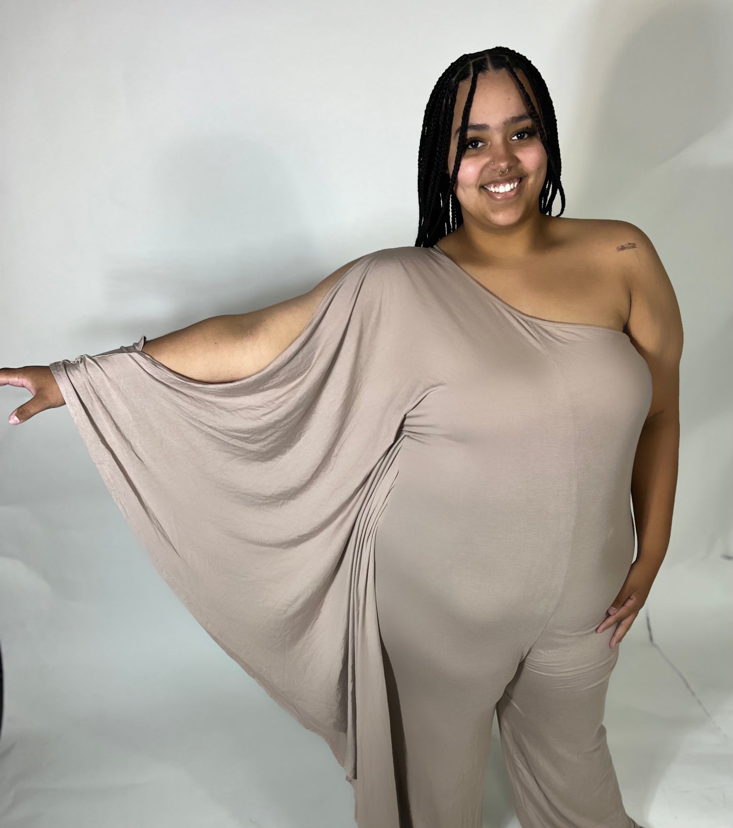 IT Girl Jumpsuit - Tan