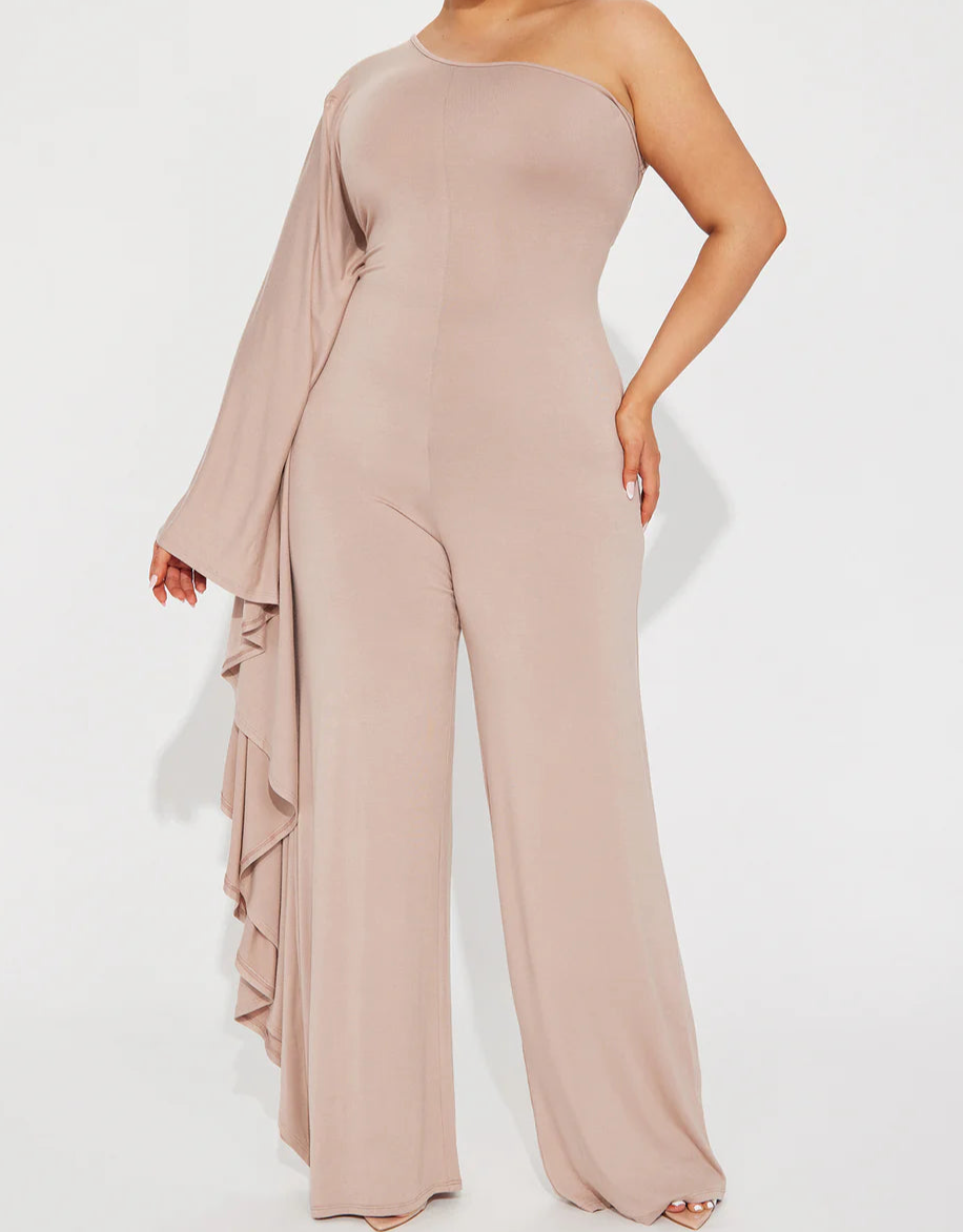 IT Girl Jumpsuit - Tan