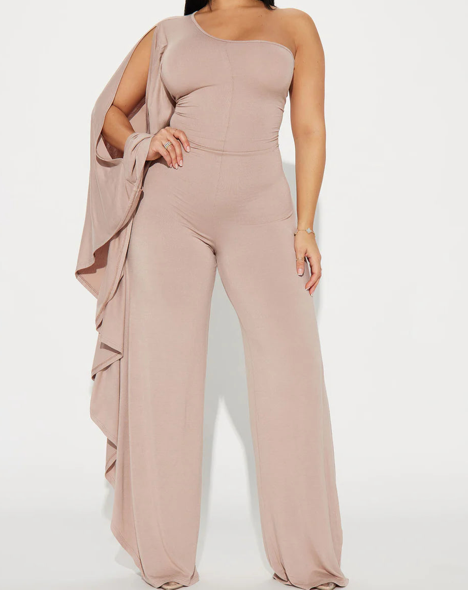 IT Girl Jumpsuit - Tan