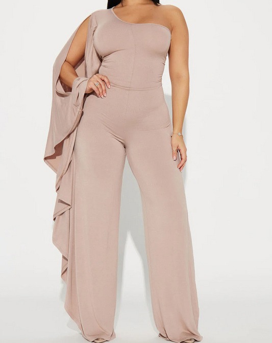 IT Girl Jumpsuit - Tan