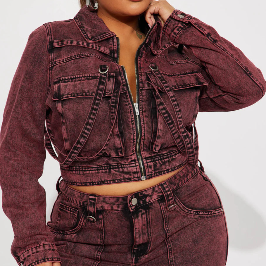 Cargo Denim Jacket