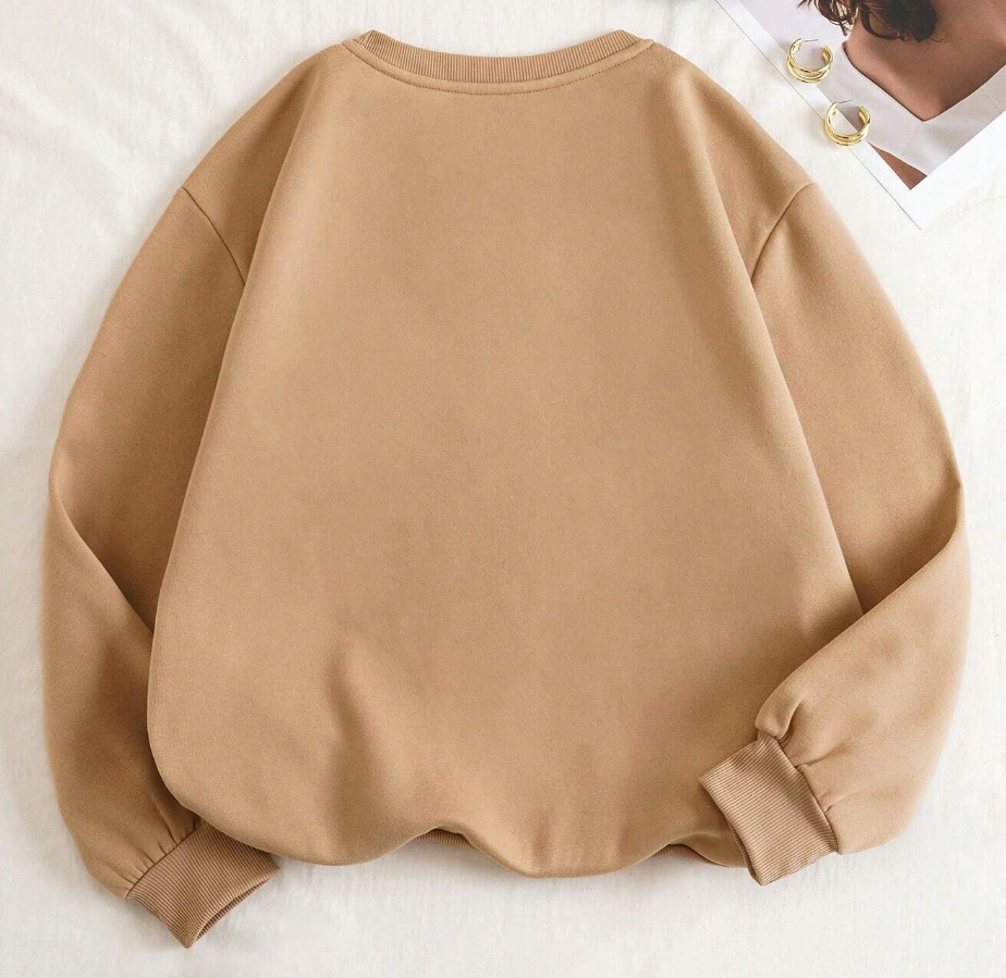 Half & Half Thermal Lined Sweatshirt